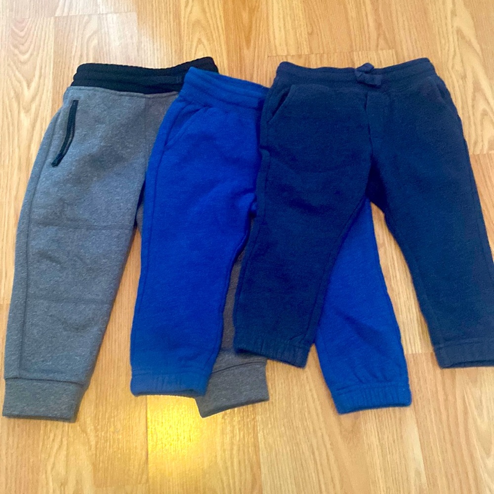Three toddler sweatpants